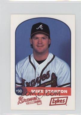 1992 Lykes Atlanta Braves Team Photo Sheet Set - [Base] - Separated Singles #30 - Mike Stanton