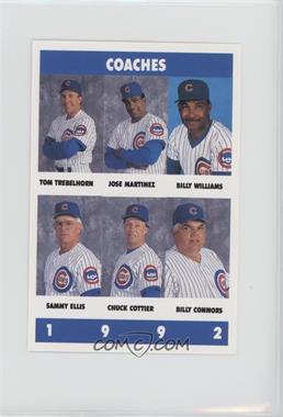 1992 Marathon Oil Chicago Cubs - [Base] #COAC - Coaches