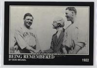 Babe Ruth, Kenesaw Mountain Landis, Bob Meusel [Good to VG‑EX]