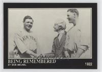 Babe Ruth, Kenesaw Mountain Landis, Bob Meusel