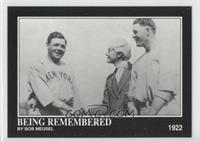 Babe Ruth, Kenesaw Mountain Landis, Bob Meusel