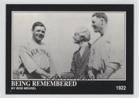 Babe Ruth, Kenesaw Mountain Landis, Bob Meusel