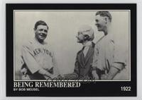 Babe Ruth, Kenesaw Mountain Landis, Bob Meusel [EX to NM]