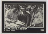 Babe Ruth, Christy Walsh [EX to NM]