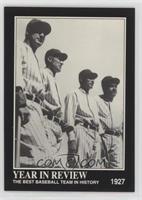 Babe Ruth, Lou Gehrig, Earle Combs, Tony Lazzeri