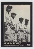 Babe Ruth, Lou Gehrig, Earle Combs, Tony Lazzeri