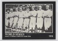 Babe Ruth, Rube Foster, Weldon Wyckoff, Ernie Shore, Dutch Leonard, Vean Gregg,…