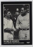 Babe Ruth, Lloyd Waner [EX to NM]