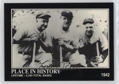 1992 Megacards The Babe Ruth Collection - [Base] #43 - Babe Ruth, Ty Cobb, Tris Speaker