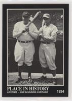 Babe Ruth, Jimmie Foxx