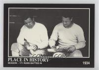 Babe Ruth, Lou Gehrig [EX to NM]