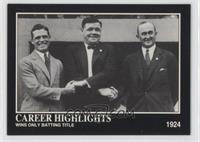 Babe Ruth, George Sisler, Ty Cobb