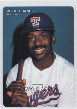 1992 Mother's Cookies Texas Rangers - Stadium Giveaway [Base] #10 - Julio Franco