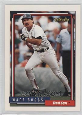 1992 O-Pee-Chee - [Base] #10 - Wade Boggs