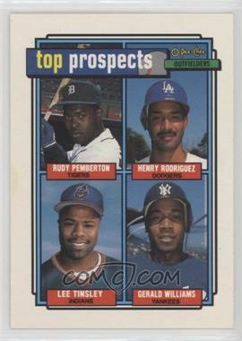 1992 O-Pee-Chee - [Base] #656 - Rudy Pemberton, Henry Rodriguez, Lee Tinsley, Gerald Williams