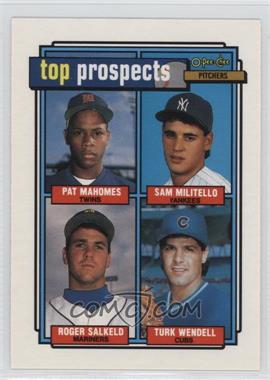 1992 O-Pee-Chee - [Base] #676 - Pat Mahomes, Sam Militello, Roger Salkeld, Turk Wendell