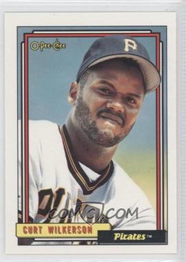 1992 O-Pee-Chee - [Base] #712 - Curtis Wilkerson