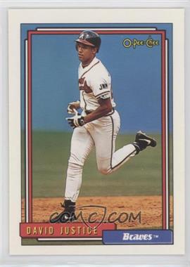 1992 O-Pee-Chee - [Base] #80 - David Justice