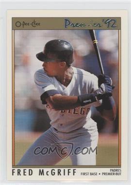 1992 O-Pee-Chee Premier - [Base] #166 - Fred McGriff