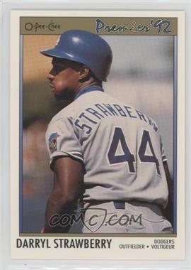 1992 O-Pee-Chee Premier - [Base] #179 - Darryl Strawberry