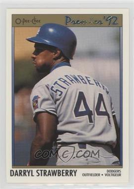 1992 O-Pee-Chee Premier - [Base] #179 - Darryl Strawberry