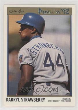 1992 O-Pee-Chee Premier - [Base] #179 - Darryl Strawberry