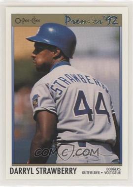 1992 O-Pee-Chee Premier - [Base] #179 - Darryl Strawberry