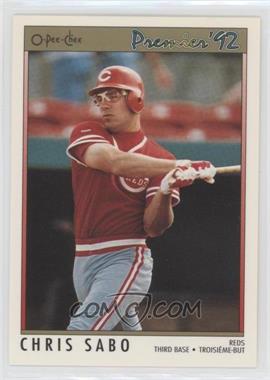 1992 O-Pee-Chee Premier - [Base] #23 - Chris Sabo