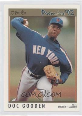 1992 O-Pee-Chee Premier - [Base] #47 - Dwight Gooden