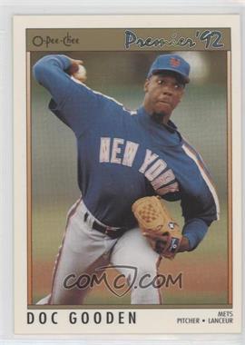 1992 O-Pee-Chee Premier - [Base] #47 - Dwight Gooden