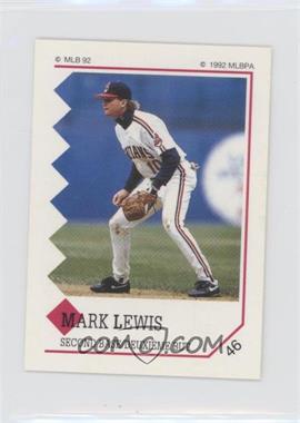 1992 Panini Album Stickers - [Base] - French #46 - Mark Lewis