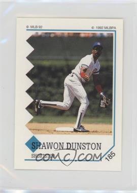 1992 Panini Album Stickers - [Base] #185 - Shawon Dunston