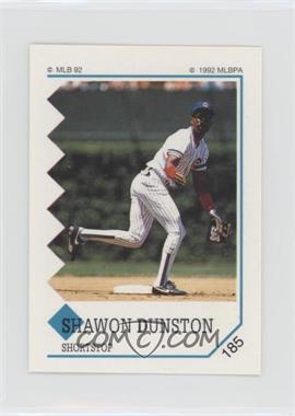 1992 Panini Album Stickers - [Base] #185 - Shawon Dunston