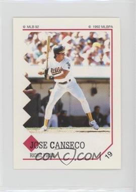 1992 Panini Album Stickers - [Base] #19 - Jose Canseco