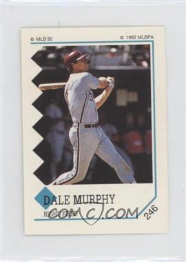 1992 Panini Album Stickers - [Base] #246 - Dale Murphy [Good to VG‑EX]