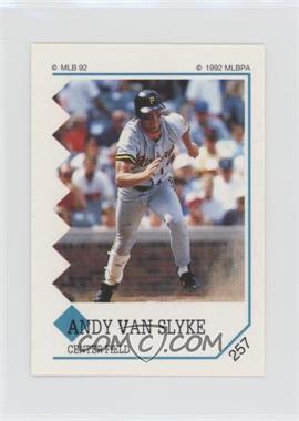 1992 Panini Album Stickers - [Base] #257 - Andy Van Slyke