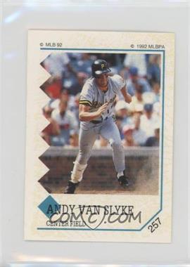 1992 Panini Album Stickers - [Base] #257 - Andy Van Slyke