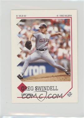 1992 Panini Album Stickers - [Base] #52 - Greg Swindell