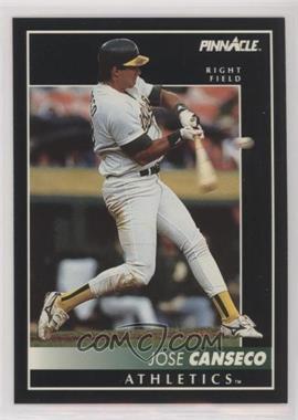 1992 Pinnacle - [Base] #130 - Jose Canseco [EX to NM]