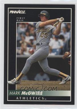 1992 Pinnacle - [Base] #217 - Mark McGwire [EX to NM]