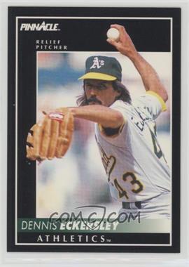 1992 Pinnacle - [Base] #25 - Dennis Eckersley