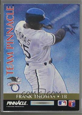 1992 Pinnacle - Team Pinnacle #4 - Frank Thomas, Will Clark [Noted]