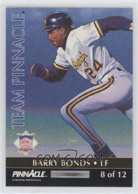 1992 Pinnacle - Team Pinnacle #8 - Danny Tartabull, Barry Bonds