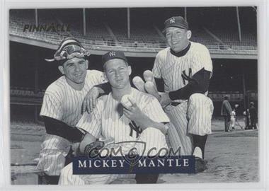 1992 Pinnacle Mickey Mantle - Box Set [Base] #25 - Yogi Berra, Whitey Ford, Mickey Mantle [EX to NM]