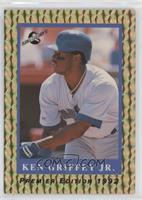 Ken Griffey Jr. (White Jersey; Facing Left) #/11,000