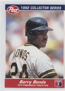 1992 Post - Food Issue [Base] #15 - Barry Bonds