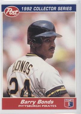 1992 Post - Food Issue [Base] #15 - Barry Bonds