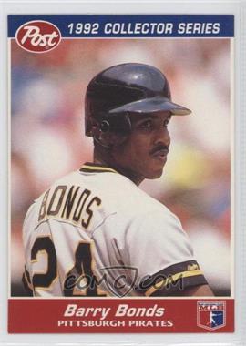 1992 Post - Food Issue [Base] #15 - Barry Bonds