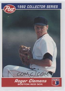 1992 Post - Food Issue [Base] #16 - Roger Clemens