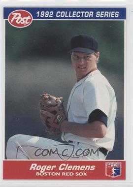 1992 Post - Food Issue [Base] #16 - Roger Clemens